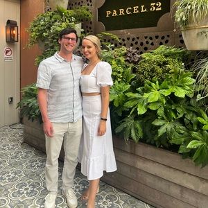 OPT Sana Two Piece Set in White, Size Small